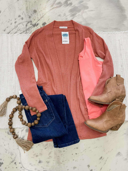 Lola Cardigan in Rose
