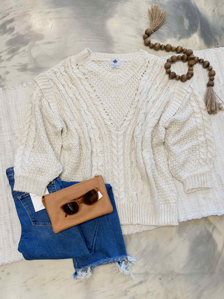 Cream Cozy Sweater