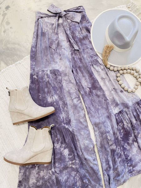 Tiered Tie Dye Pants