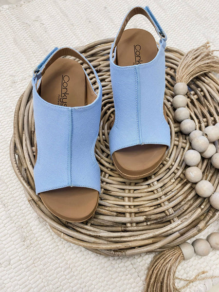 Carly Light Blue Canvas
