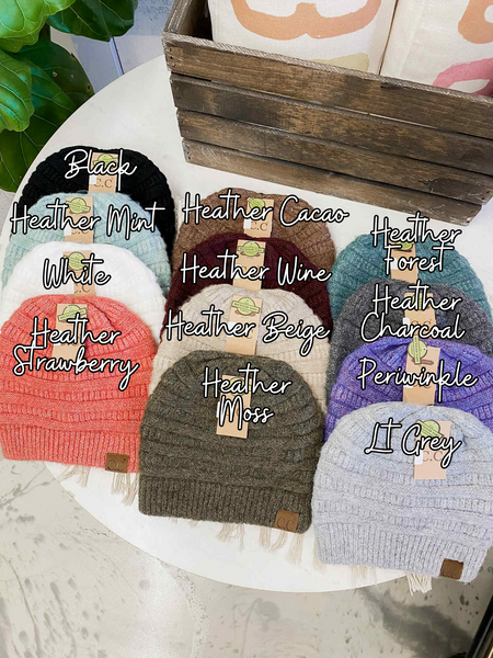 CC Beanie Fuzzy Lined