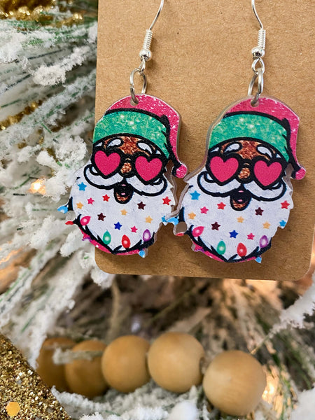 Santa Earrings