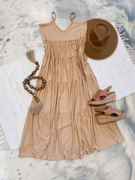 Embrace the Day Dress w/ Pockets Brush