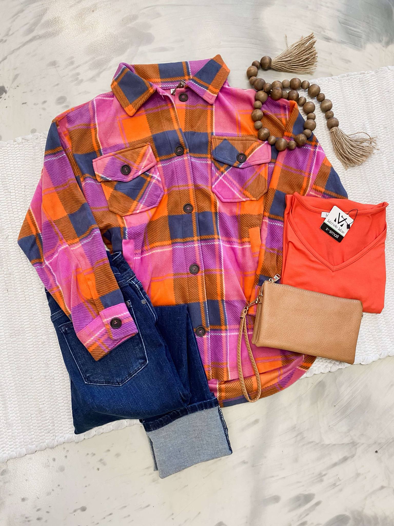 Black Out Friday Fallin In Love Shacket