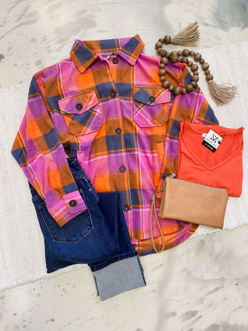 Black Out Friday Fallin In Love Shacket