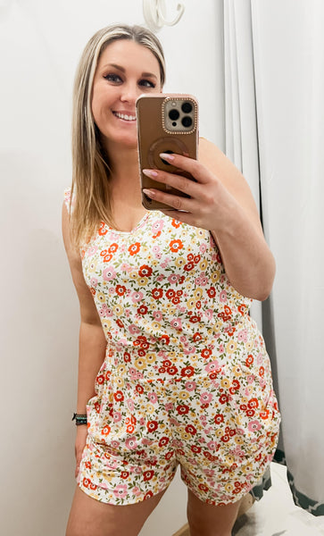 Retro Romper Ivory