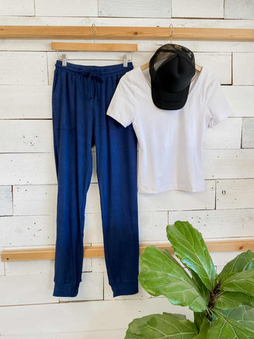 Michelle Mae Corrine Joggers in Navy