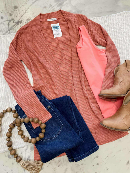 Lola Cardigan in Rose
