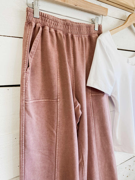 Acid Wash French Terry Sweatpants