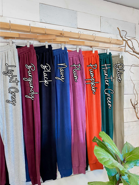 Michelle Mae Corrine Joggers in Plum