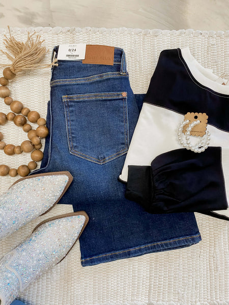 Judy Blue HW Ankle Wide