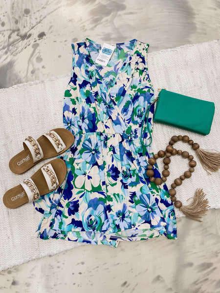 Pocket Delight Floral Romper