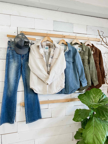 Cordurory Reversible Shacket