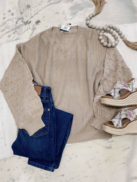 Michelle Mae Talina Textured Sweater