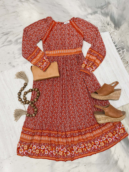 Boho Midi Dress