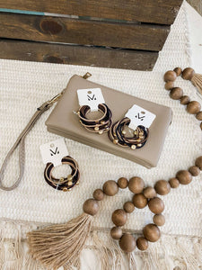 Neutral Gold Accent Hair Tie Bracelet Sets