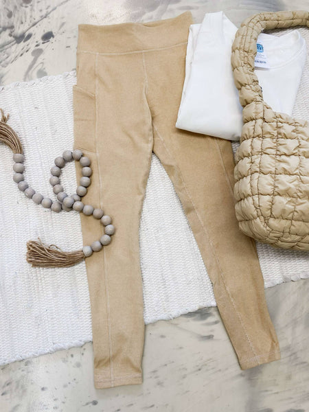 Rib Brushed Leggings