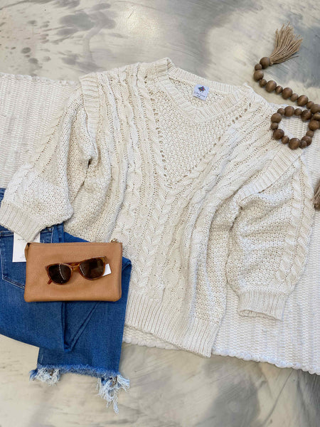 Cream Cozy Sweater