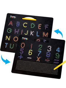 Picasso Alphabet and Number Magnetic Double-Sided Drawing Board