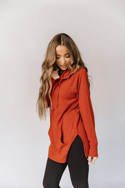 Ampersand Ave SideSlit Hoodie Blazing Autumn