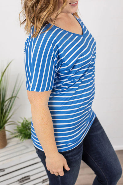 Chloe Blue Stripe