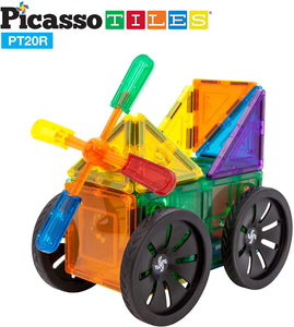 Picasso Tiles 20pc Windmill & Wheel