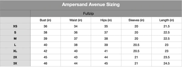 Ampersand Ave Full Zip Pale Pink