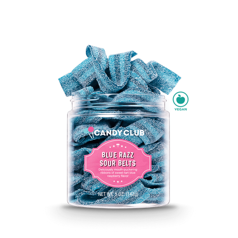 Candy Club Blue Razz Sour Belts