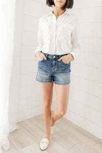 Judy Blue Bring On Spring Shorts
