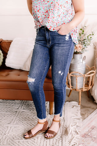 Judy Blue Fray Hem