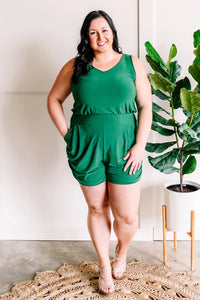 White Birch Sleeveless Romper