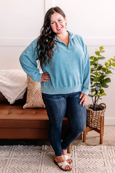 Judy Blue Pull em' on Patch Pocket