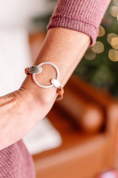 Bound Together Silver Bracelet