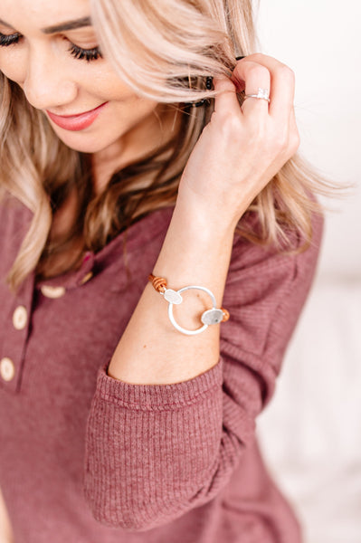 Bound Together Silver Bracelet