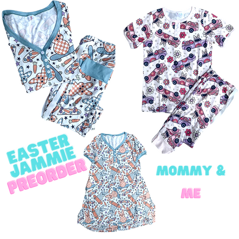 Mommy & Me Easter Jammie PREORDER