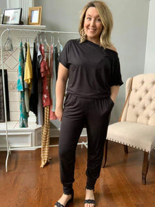 Short Sleeve Jumpsuit