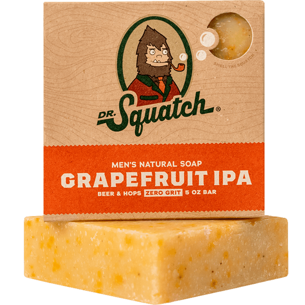 Dr. Squatch All Natural Bar Soap for Men with Medium Grit, Deep Sea Goat's  Milk