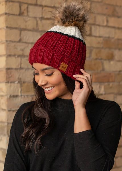 BF Fleece Stripe Beanie