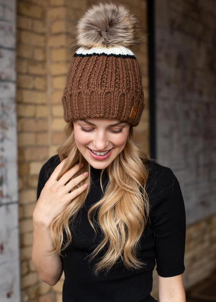 BF Fleece Stripe Beanie