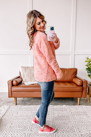 Party Confetti V-Neck Sweater