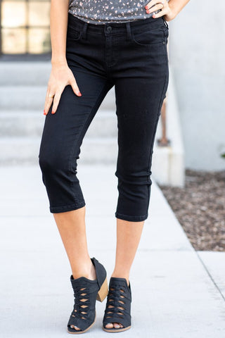 Judy Blue Black Capri