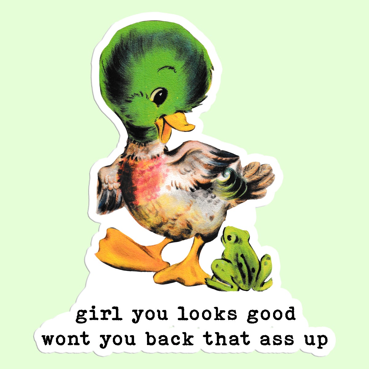 Back that A** Sticker