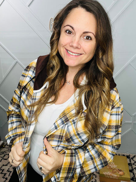 Lightweight Flannel Shacket NEW COLORS