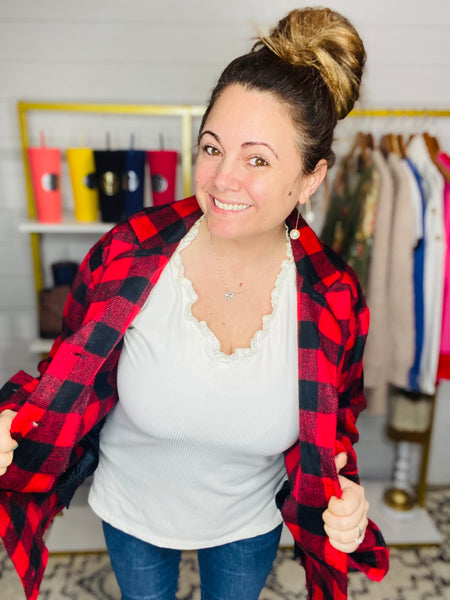 Simply Southern Plaid Shacket