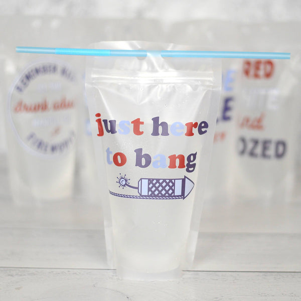 Adult Drink Pouches Patriotic