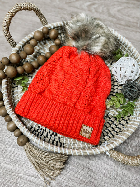 Solid Cable Beanie