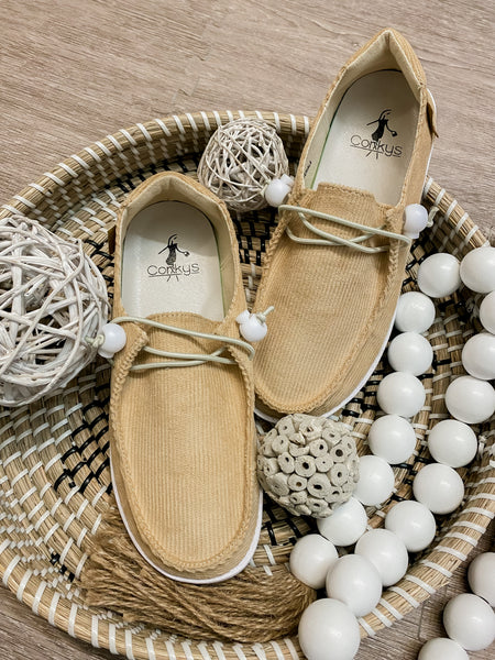 Kayak Tan Corduroy STEAL