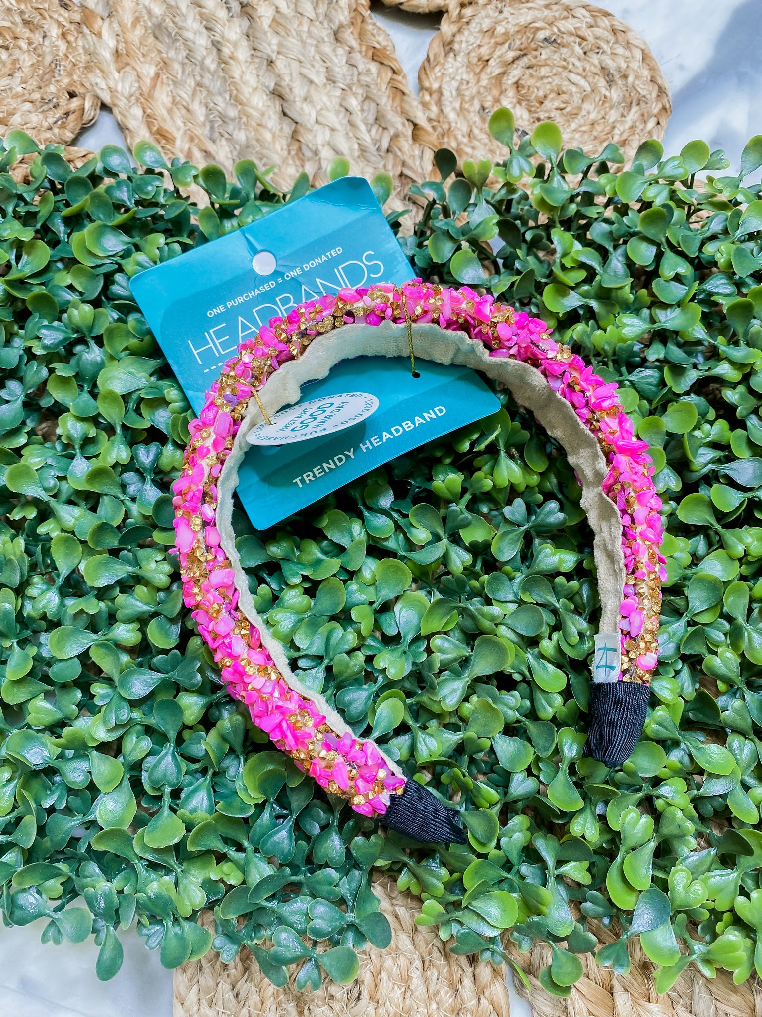 Headbands of Hope: All The Glitters Hot Pink