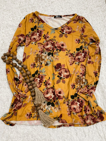 Buttery Floral Dress