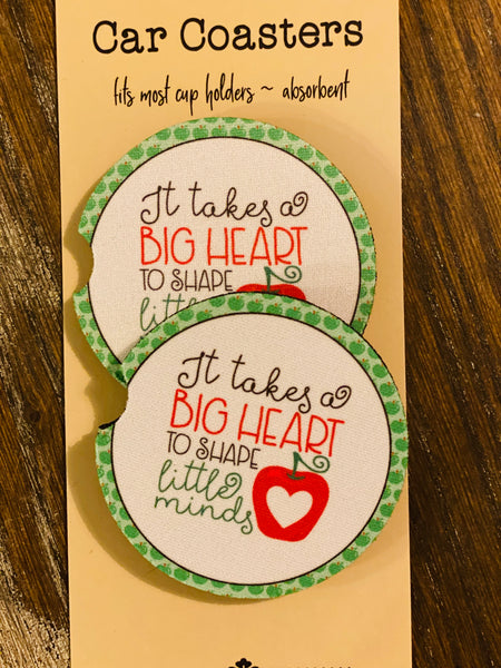 Teacher Car Coasters